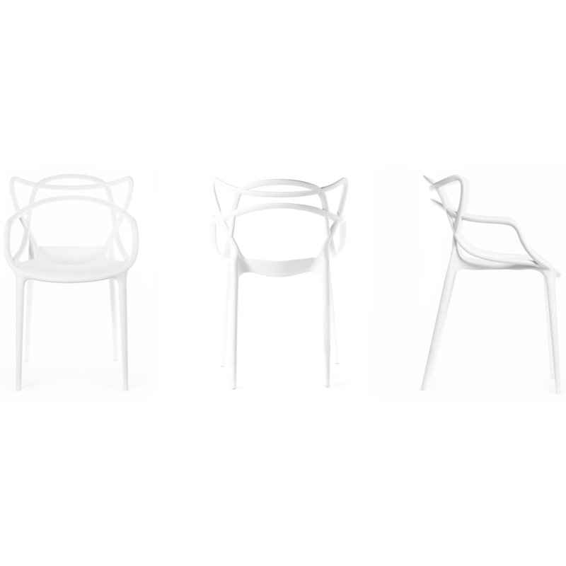 16 " H Plastic Armchair Stacking