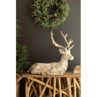 FAUX CONCRETE DEER