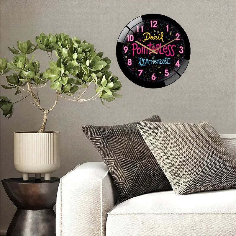 Horloge murale 12 po