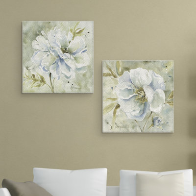 " A Dahlia Gray And A Peony Gray " by Carol Robinson 2 - Pieces