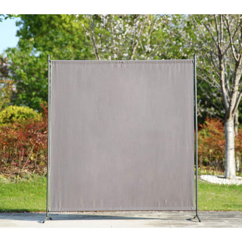 Rifton 414.02cm W x 457.2cm H Single Panel Room Divider, Grey