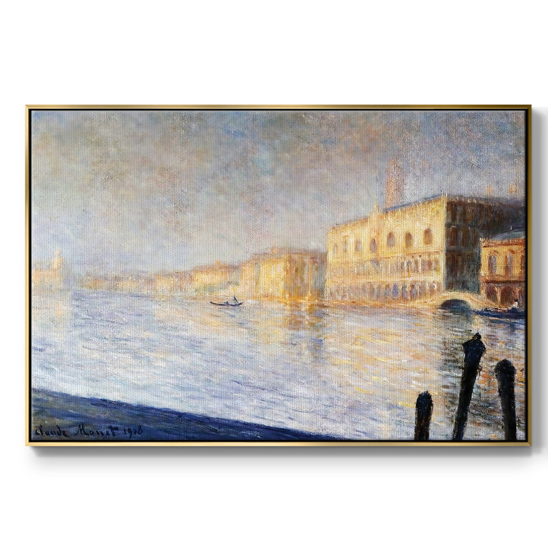 Le Palais des Doges, 1908, H 25 po x l 37 po x P 2 po, Or