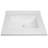 25 Inch Camilla Modern Vanity Top Single Sink with Backsplash, Solid White