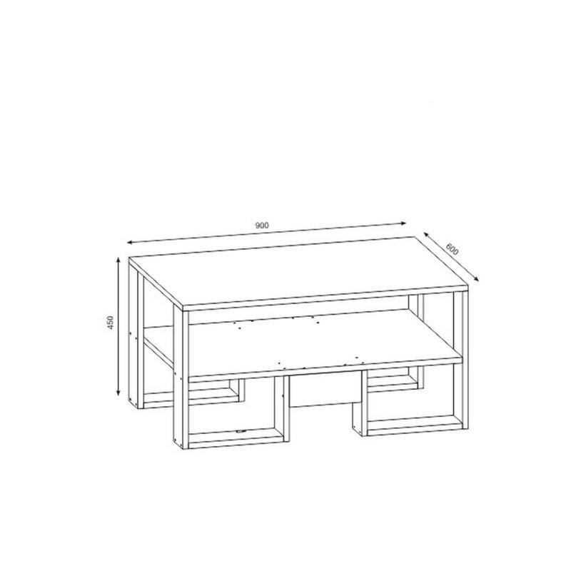 Brayden Trestle Coffee Table