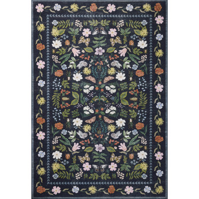 Canopy Black Area Rug