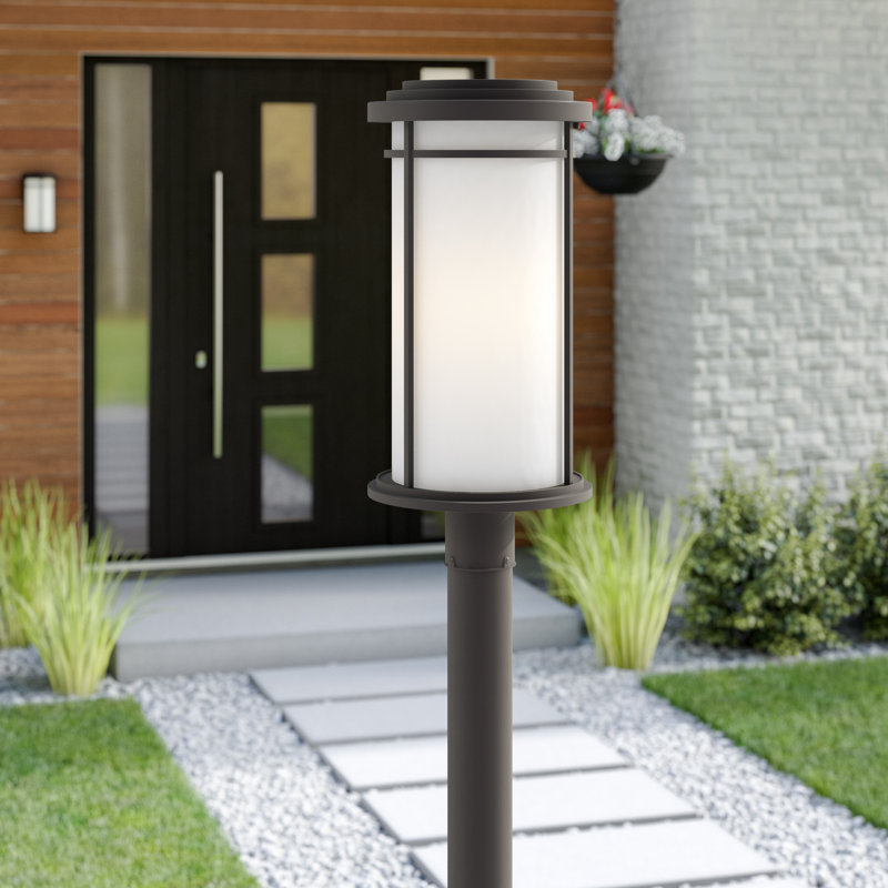 Tête de lanterne d'extérieur 1 lumière Scot, Bronze vieilli