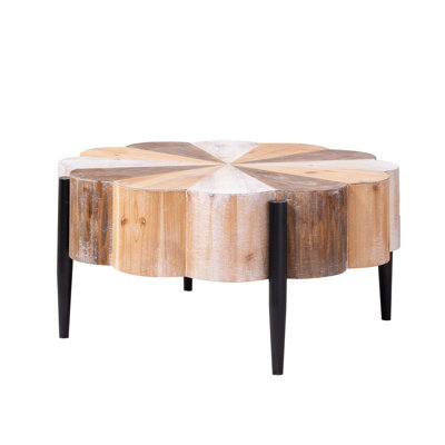 Table basse en bois manufacturé rustique