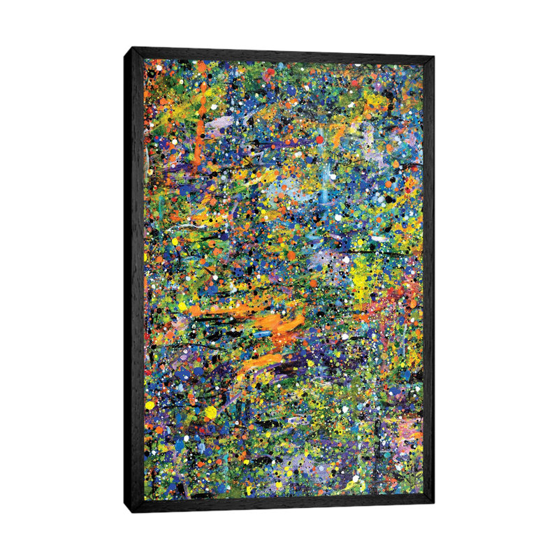Perceived Patterns Of The Season by Yolanda Fernandez-Shebeko - Painting on Canvas, Black Framed, 66.04 cm H x 45.72 cm W