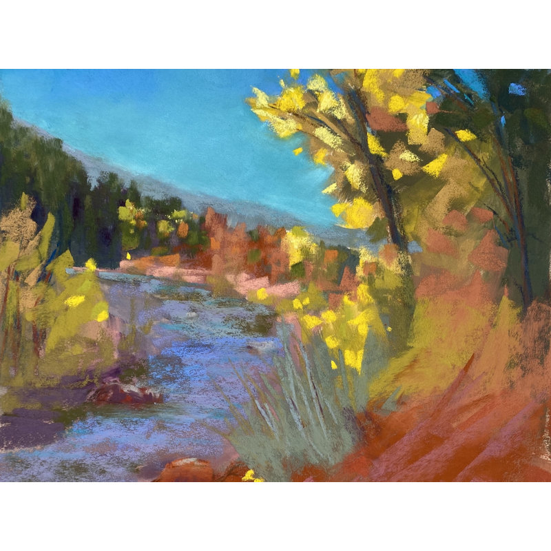 Cottonwood Country par Dina Gardner, H 17,25 po x l 21,25 po x P 0,88 po