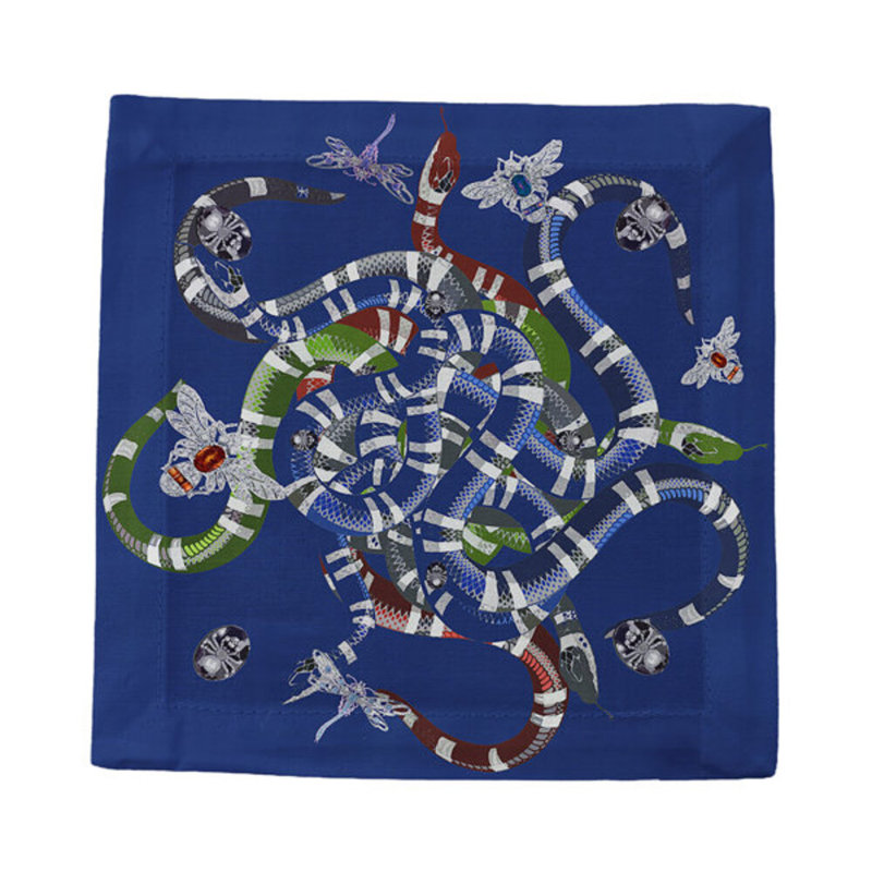 Square Napkins, Blue