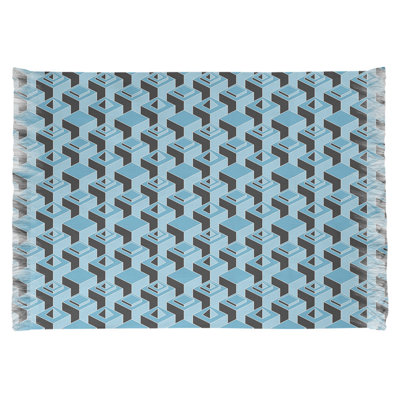 Chenille Geometric Indoor Rug