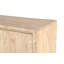 Panneau latéral en bois à quatre portes fabriqué à la main en bois massif. Finition aspect naturel de 77 po x 18 po x 34 po gris Rowan-989676533