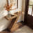 41.3" Z-Shaped Console Table for Living Room, Entryway, Hallway