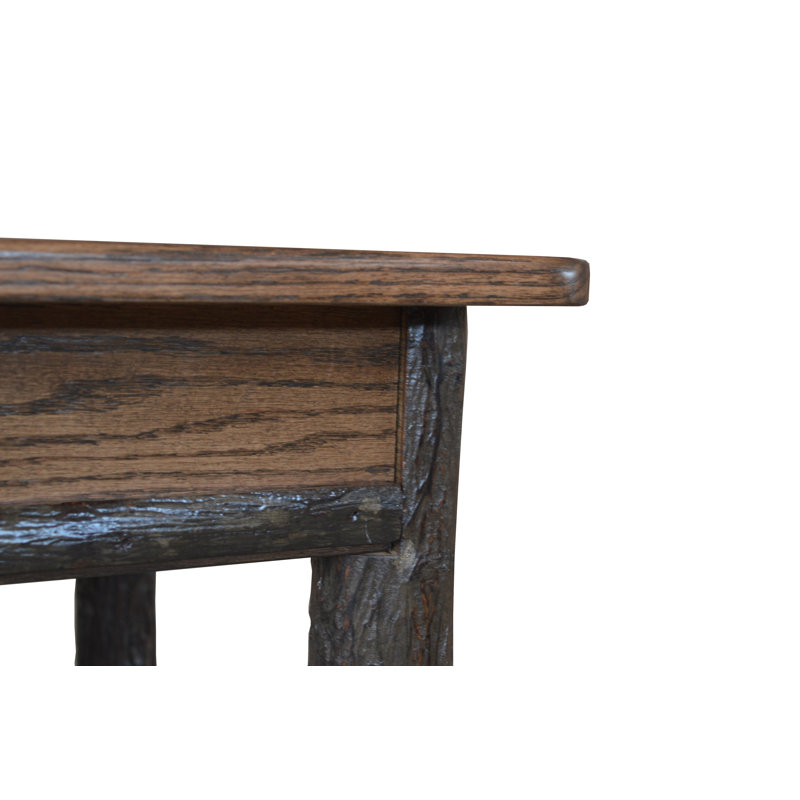Adriah Solid Wood Writing Desk, Walnut