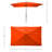 6 Piece Set, Weston Table with 4 Chairs, 10-Foot Rectangular Umbrella Orange-90563806-122872627