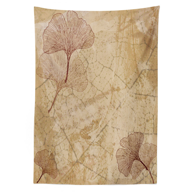 Ginkgo Leaves Tablecloth, 70" L x 52" W