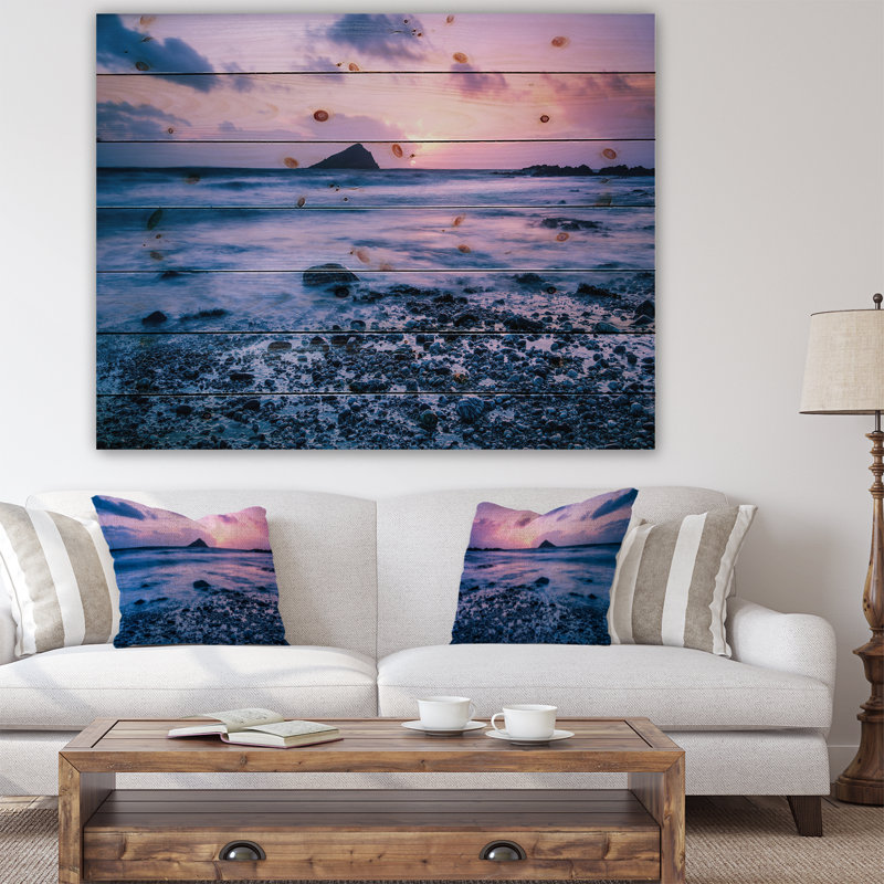 « slow motion ondulations on rocky beach », impression, H 15 po x l 20 po x P 1 po, H 36 po x l 46 po x P 1,5 po