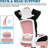 Game Chairs, High Back Ergonomic Desk Chair With Adjustable Lumbar Support And Headrest, Swivel Task Chair With Flip-Up Armrests For Guitar Playing-864014802