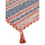 Azizi Striped Hand Woven Cotton Orange Rug-1563676555
