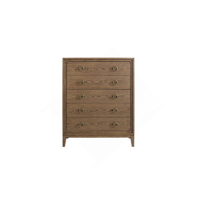 Commode 5 tiroirs au fini latté