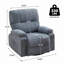 Fauteuil inclinable rotatif à 360 degrés polyvalent avec coussin et dossier moelleux pour un confort et une détente ultimes-489098704