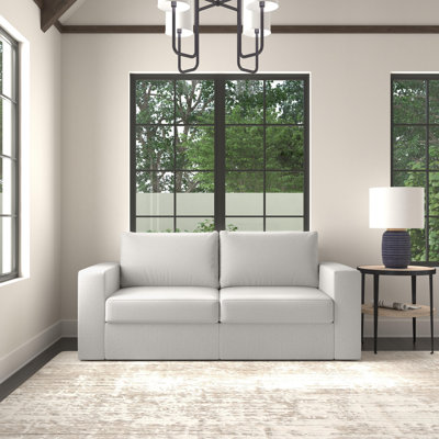 Flex Wide Arm Modular Loveseat With Reversible Cushions