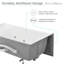 Avancer 60" X 36" Left-Hand Drain Rectangular Alcove Whirlpool Bathtub With Apron