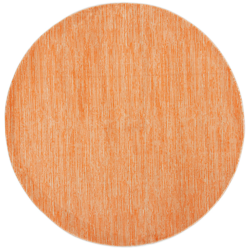 Ahir Performance Solid Color Rug, Round 10'