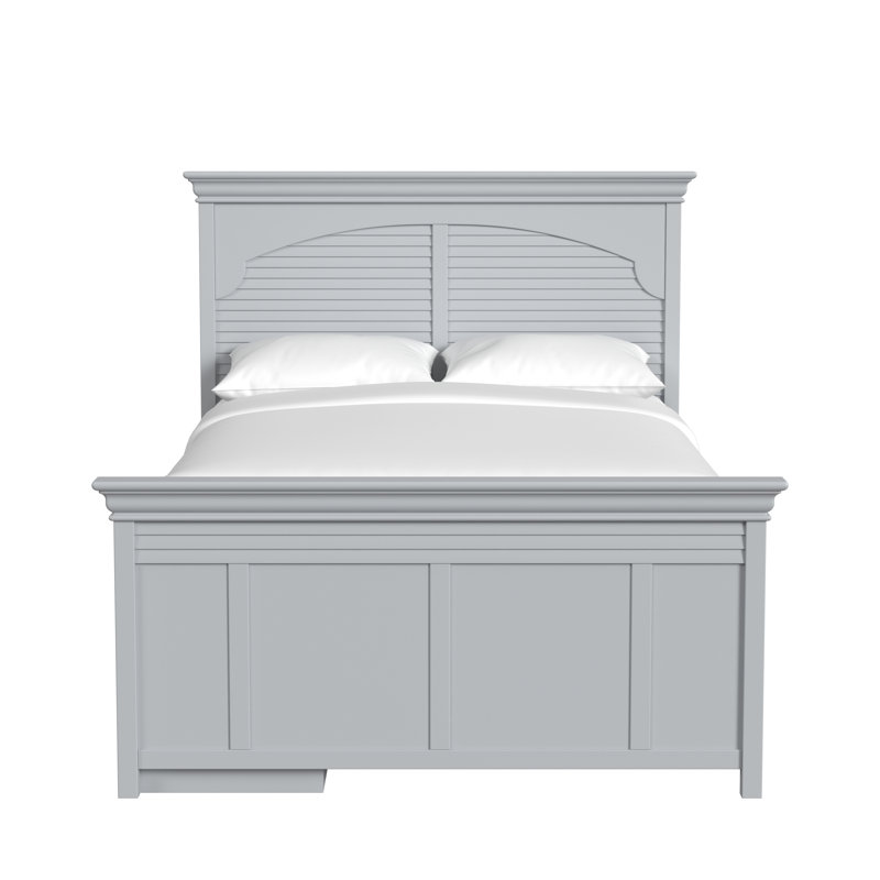 Ivancea Platform Bed, Full, Soft Gray