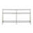 Ceno Glass Top Console Table-577272049-577272076