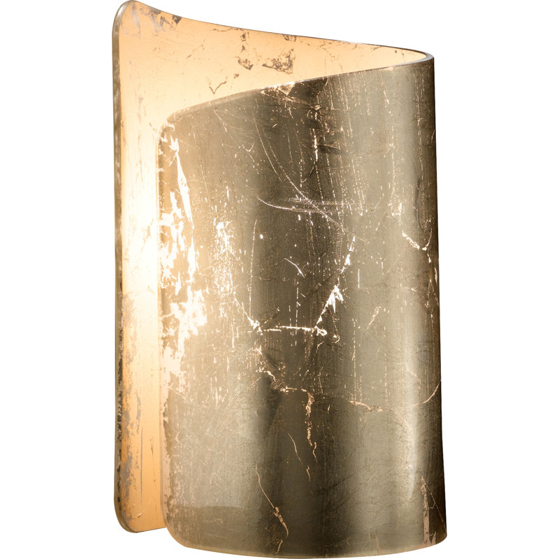 Papiro Glass Novelty Lamp, Silver, Gold
