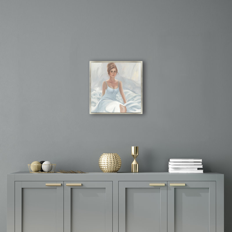 Soft And White Print by Ryan Brown, 37.5" H x 37.5" W
