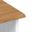 Hutch With Drawer 91 X 40 X 200.5 Cm Solid Pine Wood-764939403