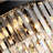 9 - Light Iron Dimmable Tiered Chandelier
