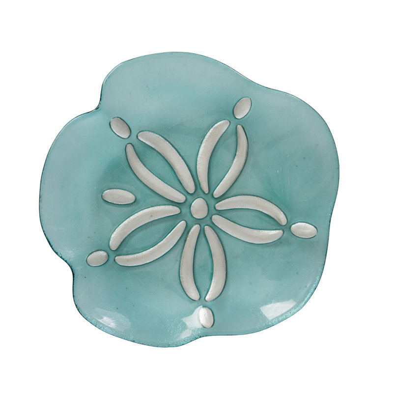 Assiette plate décorative bord de mer Sea Sand Sand Dollar
