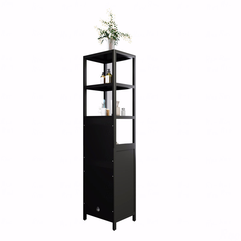 Armoire autoportante en lin, Noir