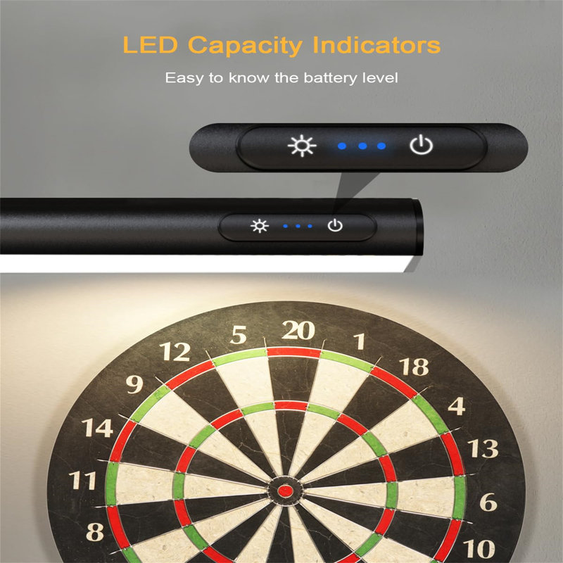 Battery Powered LED Wall Mount Picture Light, Matte Black