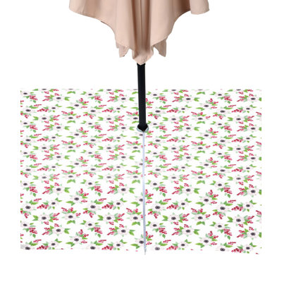 Floral Dogwood Leaves Water Repellent Tablecloth