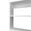 Pharmacie H 20,5 po, avec 2 tablettes, 1 porte et 1 miroir, blanc-1560141933