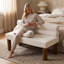 Boucle Upholstered Bench-30016769