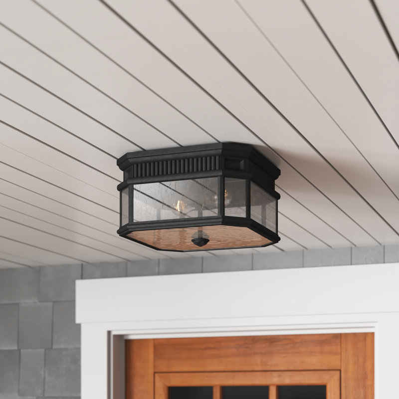 Cotswold Lane Flush Mount from Generation Lighting , Black