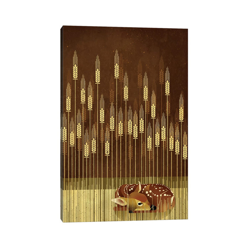 Fawn by Dieter Braun - Print on Canvas, 101.6 cm H x 66.04 cm W x 1.91 cm D, Wrapped Canvas