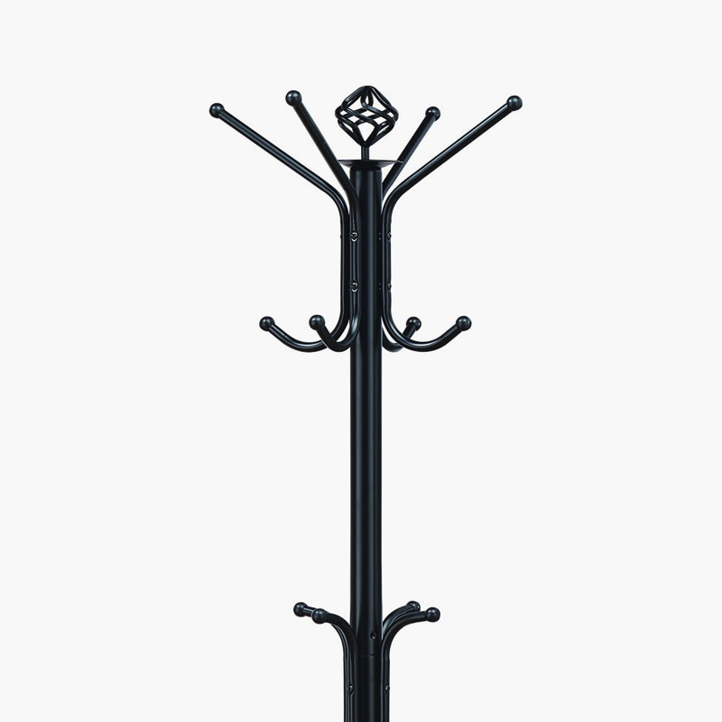 Black Metal Coat Rack