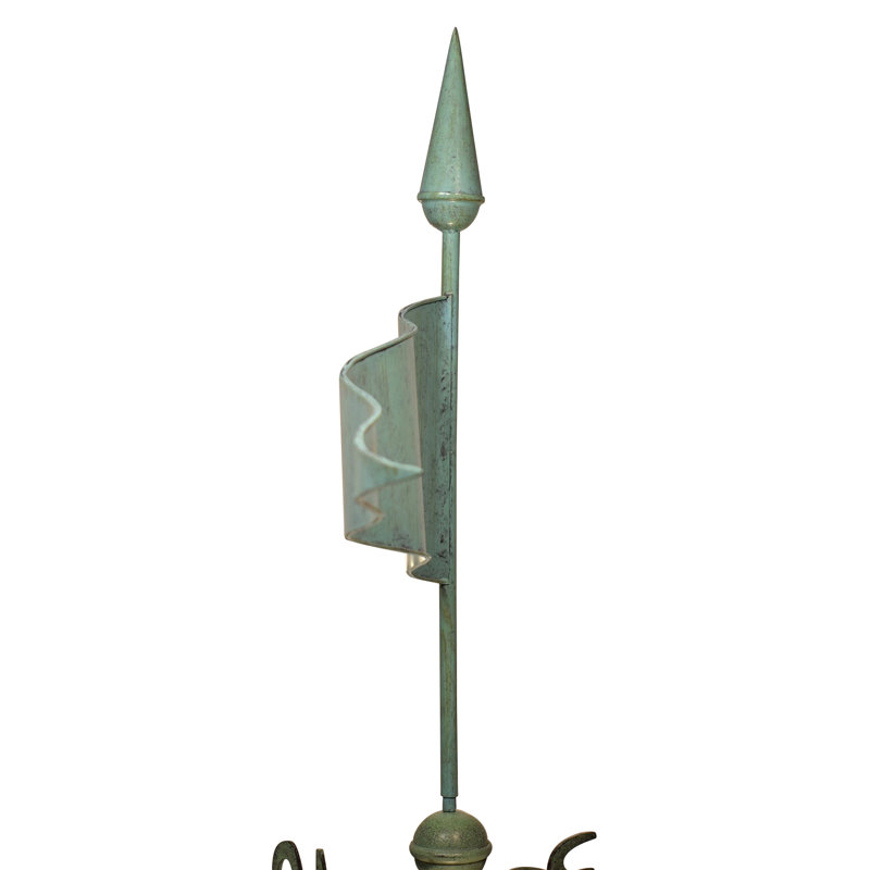 Girouette Pennant, Vert-de-gris