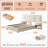 Modern Wide-Panel Upholstered Bed, Queen, White Velvet-324293340-324293341