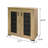 6-shelf Engineered Wood Shoe Cabinet Golden Oak