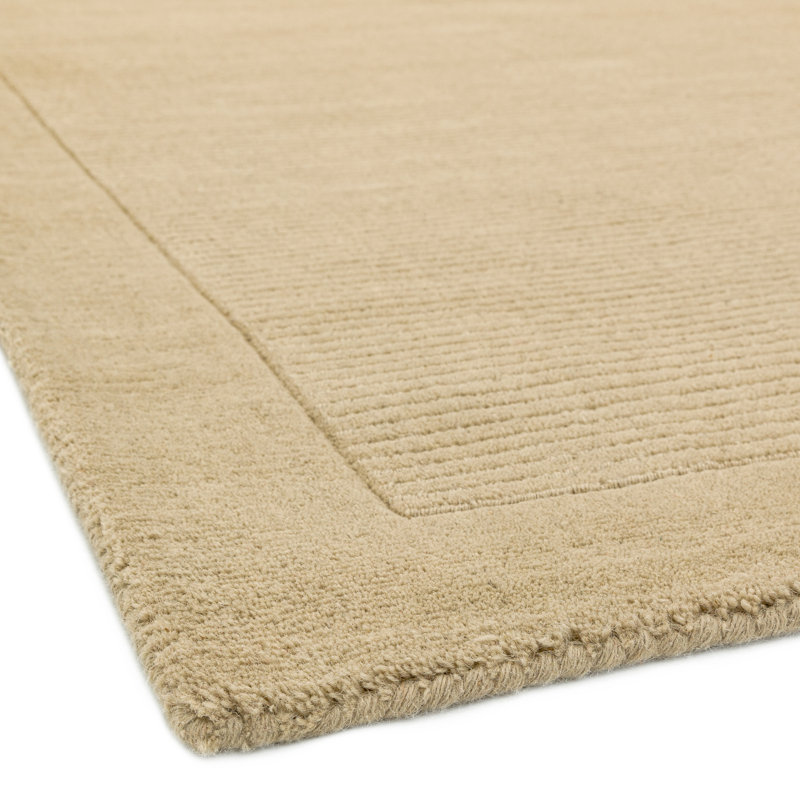 Durbin Solid Colour Wool Hand Woven Area Rug, Runner 68 x 240cm