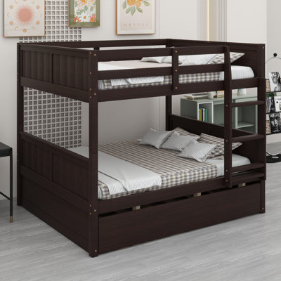 Bunk Bed with Built-in Trundle for Extra Sleeping Space