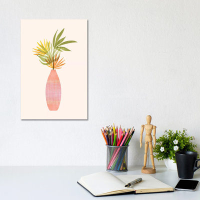 Modern Tropical Summer Bouquet by Modern Tropical - Wrapped Canvas Print