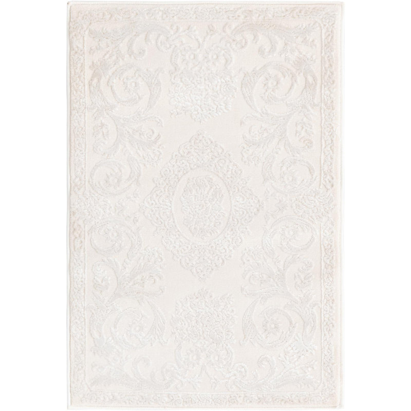 Senter Floral Indoor Rug, Rectangle 4' x 6'